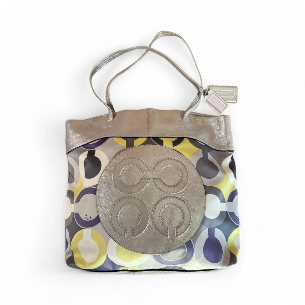 Vintage Coach Julia OP Tote Bag/ Vintage Coach Bags Y2K Vintage Coach